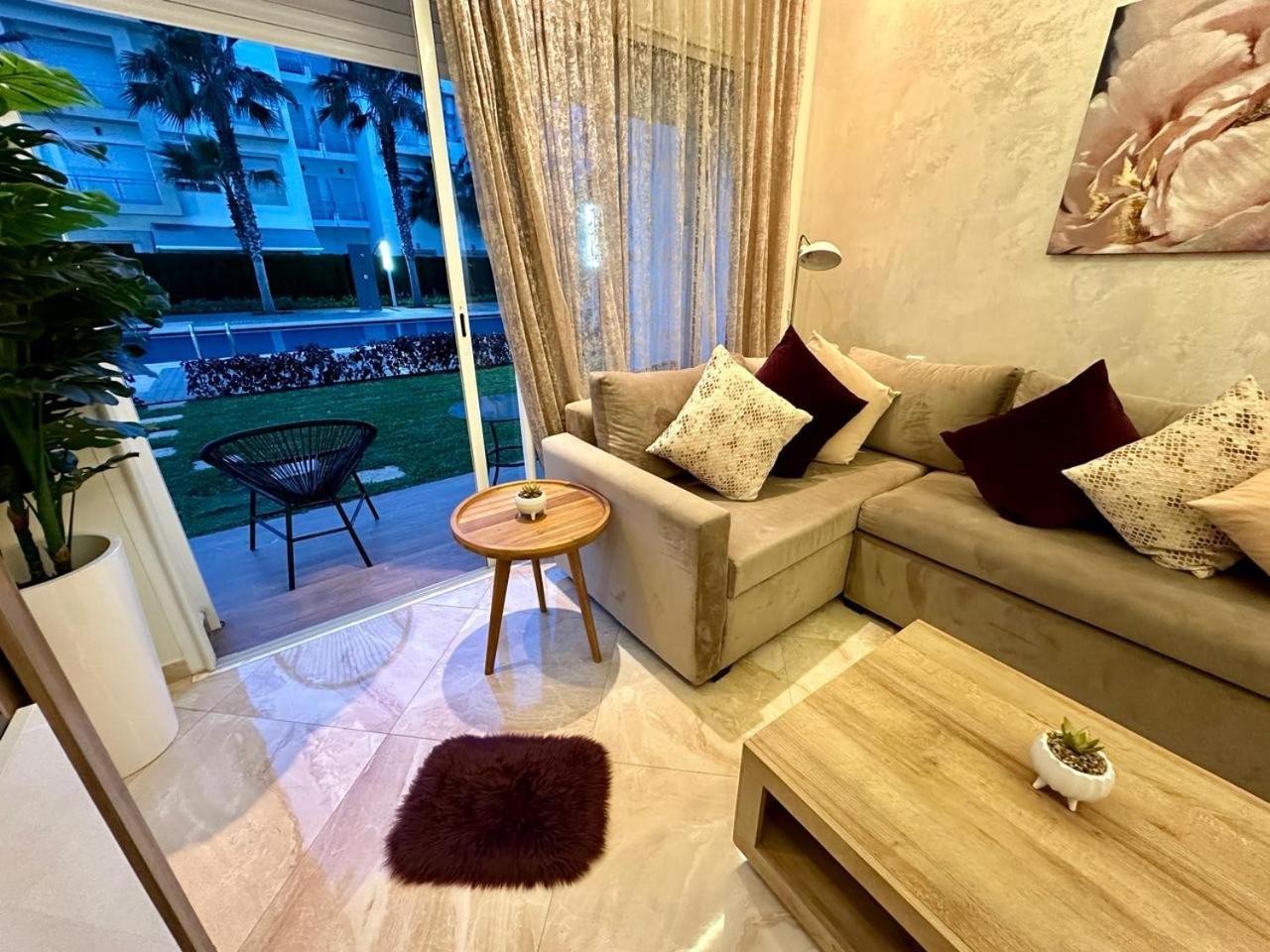 Apparemment De Luxe Vue Piscine Apartment Bouznika ภายนอก รูปภาพ